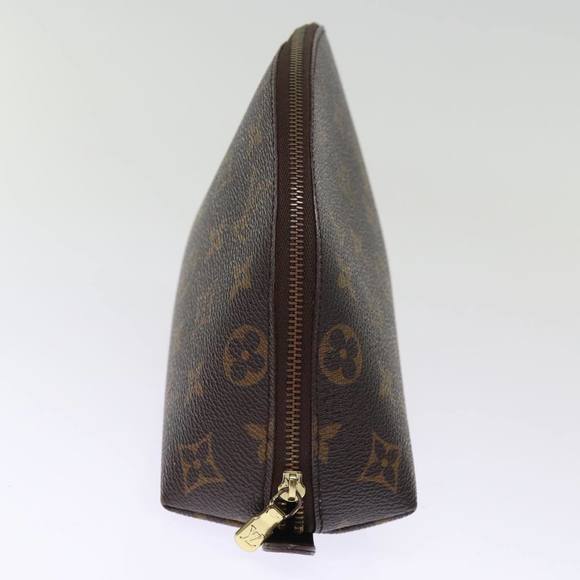 LOUIS VUITTON Monogram Trousse Demi Ronde Cosmetic Pouch M47520 LV Auth 76034 - Picture 4 of 16